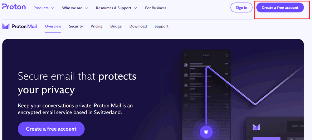 ProtonMail隐私邮箱
